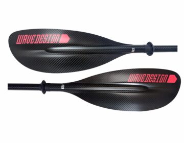 carbon paddle kayak touring high angle