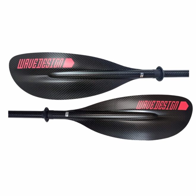 carbon paddle kayak touring high angle